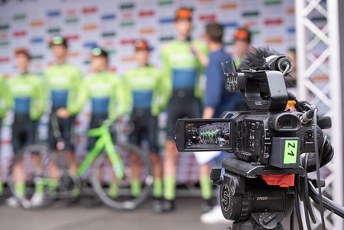 Team Hrinkow Advarics 72. Tour of Austria, Präsentation der Teams, Dornbirn