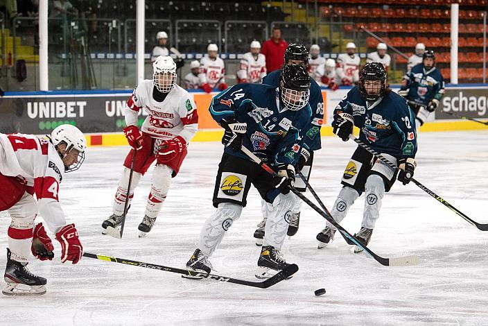 Ben Grasser (Eishockey Akademie Oberösterreich) Eishockey Akademie Oberösterreich vs EC KAC, bet-at-home ICE Junior Hockey League