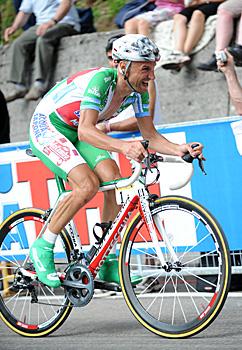 Stefano Garzelli, Ita, Team Aqua e Sapone im Trikot des Bergbesten