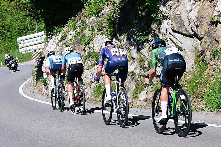 Die Ausreisser mit Josef Dirnbauer (AUT, Hrinkow Advarics), Luis Straßer, (GER, RUN&RACE-Solarpur) Herren Elite, U23, Road Cycling League Austria, 15. GP Vorarlberg