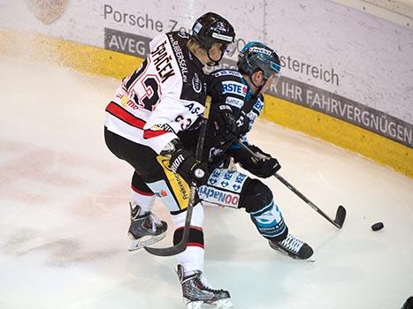 Patrick Spannring, Linz  EHC Liwest Black Wings Linz vs HC Orli Znojmo