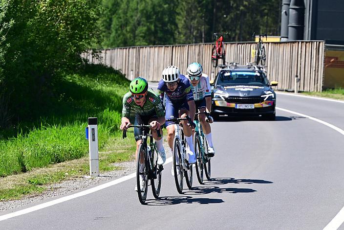 Die Ausreisser mit Josef Dirnbauer (AUT, Hrinkow Advarics), Luis Straßer, (GER, RUN&RACE-Solarpur) Herren Elite, U23, Road Cycling League Austria, 15. GP Vorarlberg