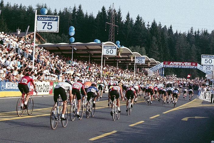 Das Feld der Amateure, Strassenradrennen, WM 1987, Villach, Weltmeisterschaft, Rennen der Amateure