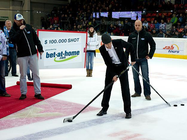 100 000 Dollar Shot, Stefan Gaffal, Linz EHC Liwest Black Wings Linz vs HCB Suedtirol, Bozen