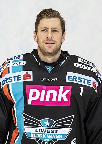 Tormann Jeff Glass (EHC Liwest Black Wings Linz) Portraits 19/20, EHC Liwest Black Wings Linz