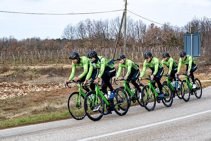 Marvin Hammerschmid (AUT), Raphael Hammerschmid (AUT), Jonas Rapp (GER), Johannes Rechenauer (GER), Riccardo Verza (ITA), Jaka Primozic (SLO), Michael Konczer (AUT), Stefan Kovar (AUT), Trainingscamp Porec, Kroatien, Team Hrinkow Advarics Cycleang, UCI Continental Team, 