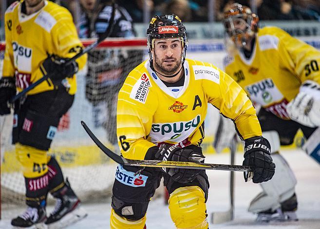 Im Bild: Rafael Rotter (spusu Vienna Capitals) Eishockey,  EHC Liwest Black Wings Linz vs Spusu Vienna Capitals
