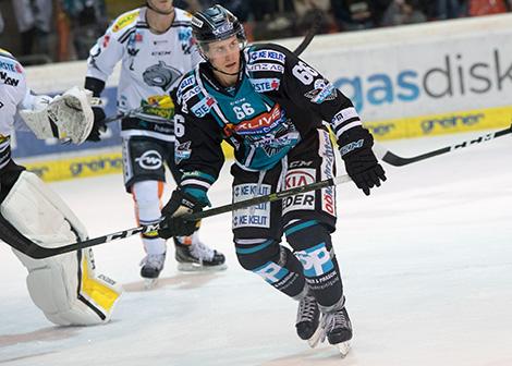 Stefan Gaffal (EHC Liwest Black Wings Linz)  EHC Liwest Black Wings Linz vs Dornbirn Bulldogs