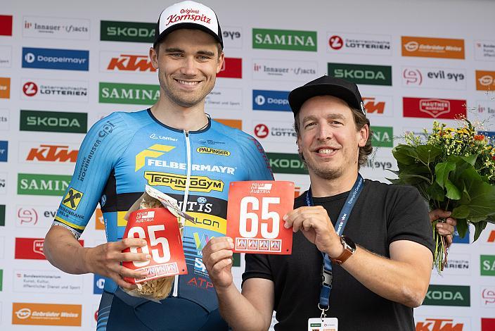 Felix Ritzinger (AUT, Team Felbermayr Simplon Wels) Aktivster Fahrer der esten Etappe, 72. Tour of Austria, 1. Etappe Dornbirn -Dornbirn