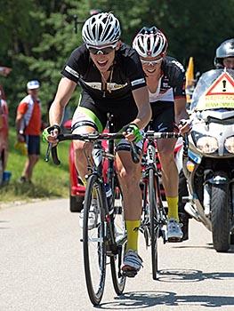 OOE Rundfahrtsieger Patrick Konrad, Team Gourmetfein Simplon, vor Gregor Muehlberger, Team Tirol Cyling, OOE Rundfahrt, 3. Etappe Traun - Garsten