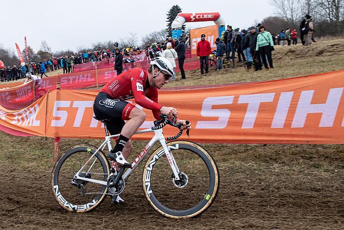 Nr.18 Kevin Kuhn (SUI, Tormans Cyclo Cross Team) UCI Cyclocross World Cup, Tabor CZ 