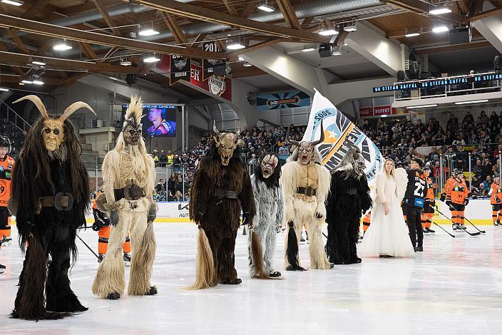 Perchten aus Linz bei den Steinbach Black Wings Linz vs Moser Medical Graz 99ers, 24. Runde, ICE Hockey League, Steinbach Black Wings Linz, Linz AG Eisarena 