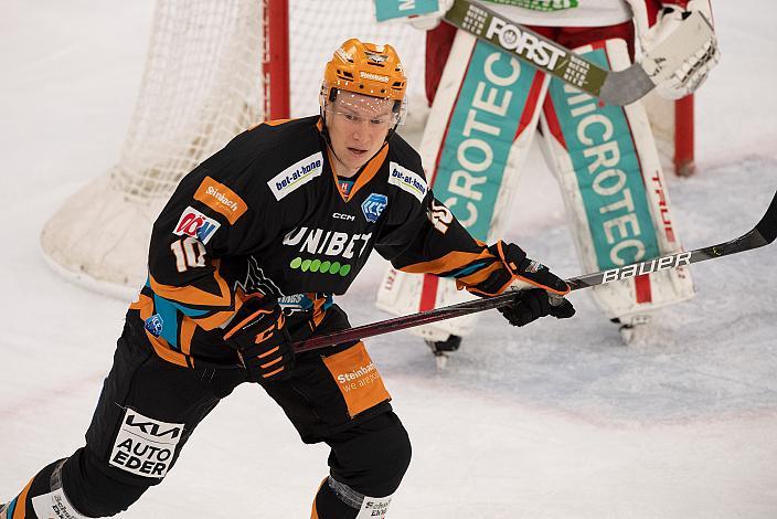 Andris Dzerins (Steinbach Black Wings Linz) Steinbach Black Wings Linz vs HCB Südtirol Alperia, bet-at-home ICE Hockey League