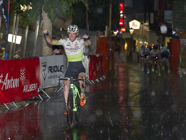 Patrick Jäger, Team Vorarlberg siegt im stroemenden Regen
Patrick JÃ¤ger, Team Vorarlberg siegt im stroemenden Regen