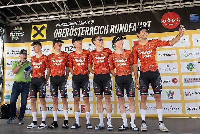 Tirol KTM Cycling Team 1. Etappe Eferding - Geinberg, Int. Raiffeisen Oberösterreich Rundfahrt UCI Kat. 2.2