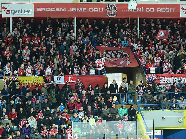 Fans des Hc Orli Znojmo, HC Orli Znojmo vs. EHC Liwest Black Wings Linz 5. Viertelfinale, Play-Off