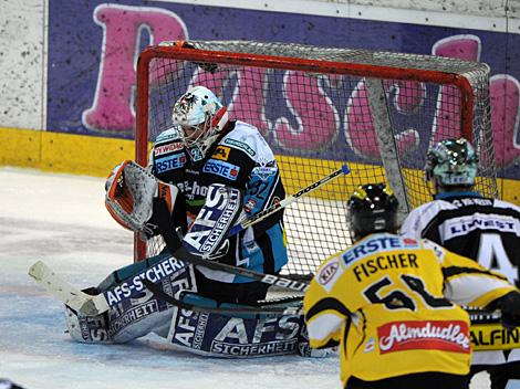 Tormann Alex Westlund, Linz, EHC Liwest Black Wings Linz vs. UPC Vienna Capitals, 5. Viertelfinale