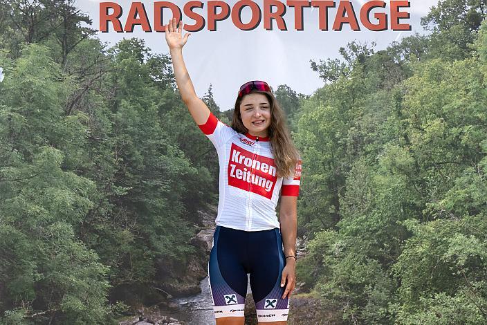 Führende Radliga Elisa Winter (AUT, Union Raiffeisen Radteam Tirol), Damen Elite, U23, Radliga, 51. Int. Erlauftaler Radsporttage, Wieselburg, Oberösterreich