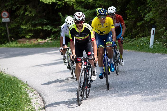 Etappen und Gesamtsieger, Alexis Guerin (FRA, Team Vorarlberg), Michal Schlegel (CZE, Team Elkov Kasper)  3. Etappe Traun - Hinterstoder, Int. Raiffeisen Oberösterreich Rundfahrt UCI Kat. 2.2