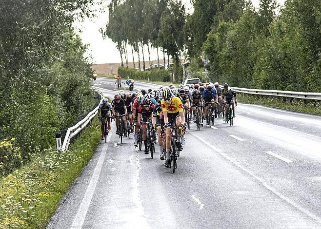 Roel van Sintmaartensdijk (NED, Willebrord Wil Vooruit)  an der Spitze des Feldes, 2. Etappe Rohrbach - Rohrbach, OberÃ¶sterreich Junioren Rundfahrt