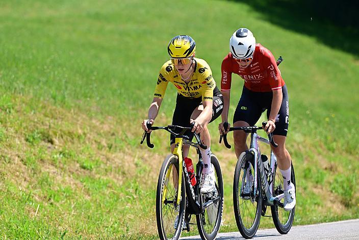 Katharina Sadnik (AUT, Team Visma | Lease a Bike), Christina Schweinberger (AUT, Fenix-Premier Tech)  Österreich Staatsmeisterschaft, Strasse, ÖSTM Schwanenstadt - OÖ