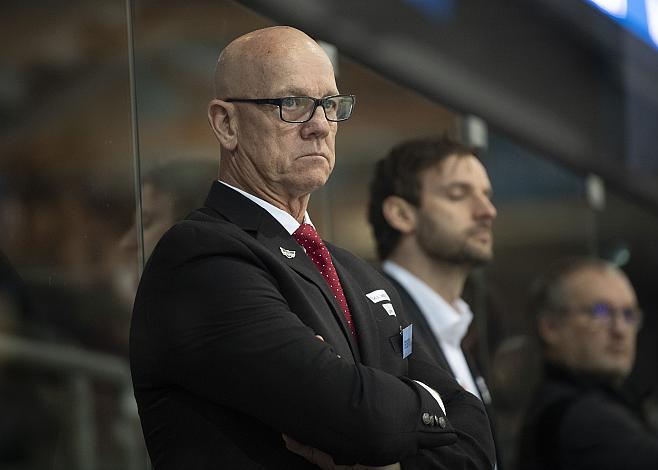 Head-Coach Tom Rowe (EHC Liwest Black Wings Linz) EHC Liwest Black Wings Linz vs EC Panaceo VSV