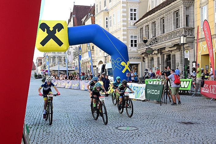 27. Int. ASVÖ - HRINKOW City Kriterium Steyr, MTB-Nachwuchs vom Laufrad bis U17, ÖRV, Radsport, Mountainbike, ELITE Rennrad