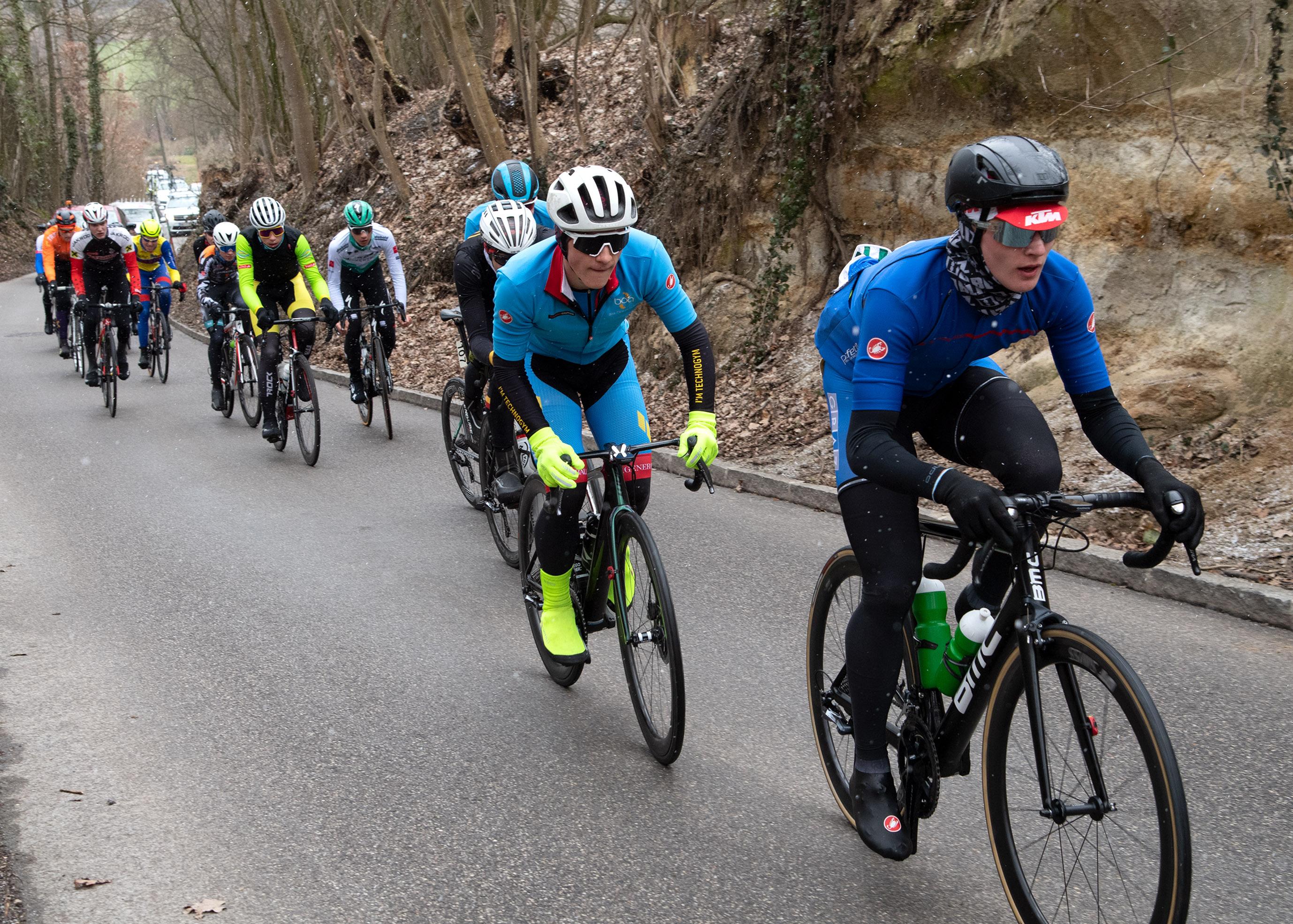 Adrian Stieger  (AUT, Team Felbermayr Simplon Wels) Junioren, Radliga, 60. Radsaison-Eröffnungsrennen Leonding, Oberösterreich 