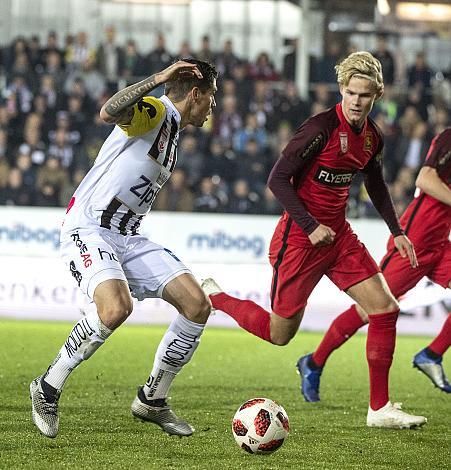 Dominik Frieser (LASK), Morten Blom Due Hjulmand (FC Flyeralarm Admira) Bundesliga, Lask - FC Flyeralarm Admira