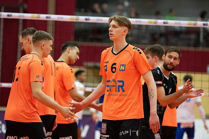 Szymon Rakowski (VCA Amstetten Niederösterreich) Volleyball CEV Challenge Cup VCA Amstetten NÖ vs Lausanne UC (Schweiz)