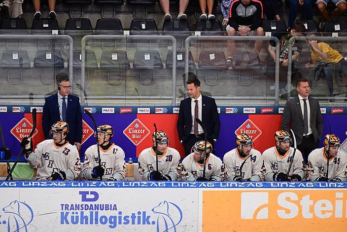 Head Coach Philipp Lukas (Steinbach Black Wings Linz) Testspiel, Steinbach Black Wings Linz vs HC Motor Ceske Budejovice , Linz AG Eisarena 