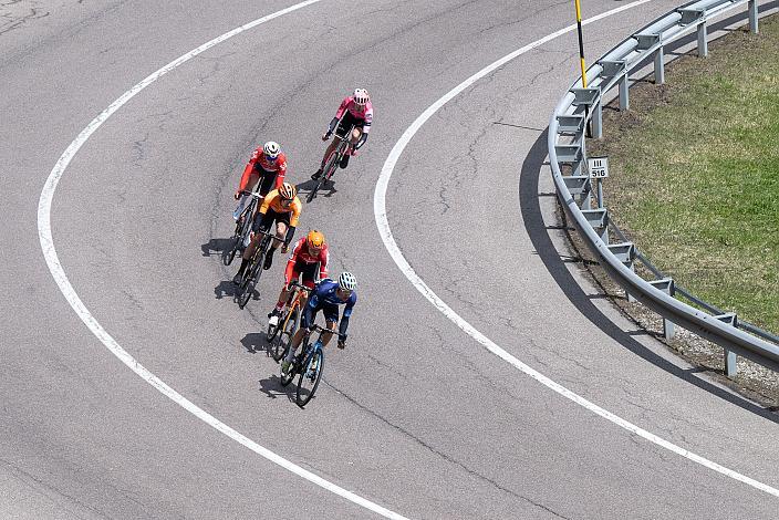 Simon Carr (GBR, EF Education - EasyPost), Moran Vermeulen (AUT, Nationalteam Österreich),  Txomin Juaristi (ESP, Euskaltel - Euskadi), Sebastian Schönberger (AUT, Nationalteam Österreich), Sergio Samitier (ESP, Movistar Team), 46. Tour of the Alps, 2. Etappe, Reith im Alpbachtal - Ritten 165.2km