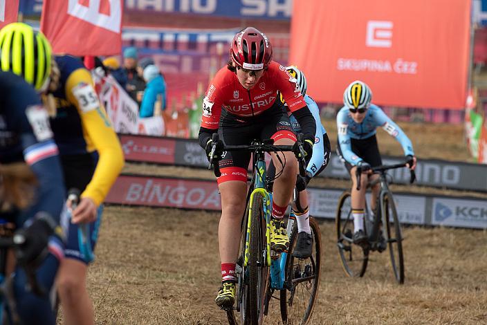 Nr.34 Nora Fischer (AUT)  Juniorinnen, UCI Cyclocross World Cup, Tabor CZ 