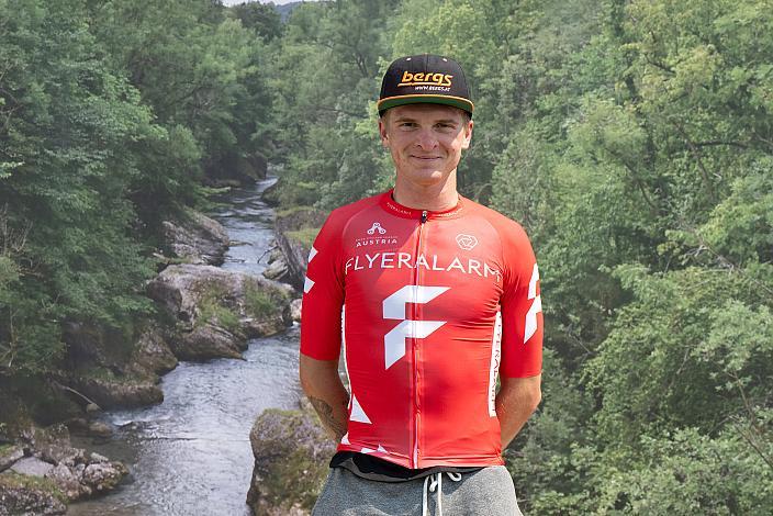 Jaka Primozic (SLO, Hrinkow Advarics) im Trikot des Road Cycling League Führenden, Herren Elite, U23, Radliga, 51. Int. Erlauftaler Radsporttage, Wieselburg, Oberösterreich