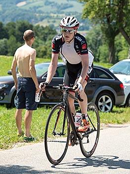 Dominik Hrinkow, AUT, Tirol Cycling Team, am Porscheberg, OOE Rundfahrt, 3. Etappe Traun - Garsten