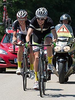 OOE Rundfahrtsieger Patrick Konrad, Team Gourmetfein Simplon, vor Gregor Muehlberger, Team Tirol Cyling, OOE Rundfahrt, 3. Etappe Traun - Garsten