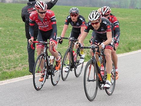 Martin Weiss und Lukas Poestlberger, Tirol Cycling Team, 54. Int. Kirschbluetenrennen, Wels