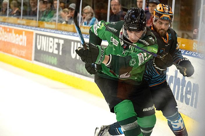 Hugo Kovac (HC Nove Zamky), Martin Stajnoch (Steinbach Black Wings) Testspiel Steinbach Black Wings Linz vs HC Nove Zamky, Linz AG Eisarena, pre season 