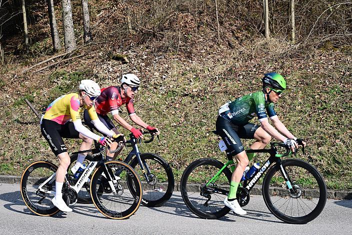 Emanuel Zangerle (AUT, Team Vorarlberg), Matic Zumer (SLO, ARBÖ Kärnten Sport Feld am See), Riccardo Zoidl (AUT, Hrinkow Advarics),  65. Rad Saison Eroeffnungsrennen Leonding