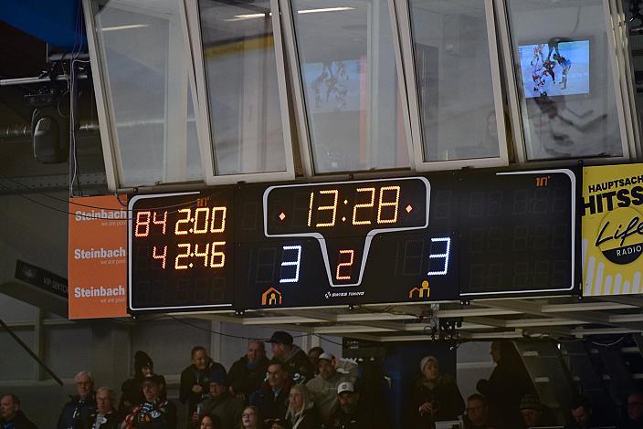 Strafen, viele Strafen auf der Uhr 23. Runde ICE, Steinbach Black Wings Linz vs HCB Suedtirol Alperia, Linz AG Eisarena 