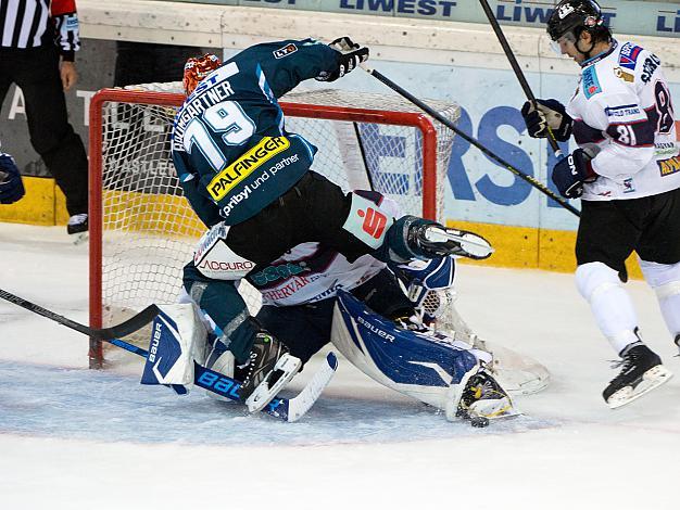 Gregor Baumgartner, Linz im Angriff, EHC Liwest Black Wings Linz vs SAPA Fehervar AV19