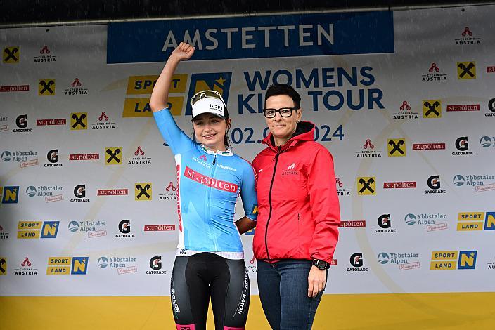 Beste Österreicherin Elisa Winter (AUT, Union Raiffeisen Radteam Tirol) 01.06.2024. 3. Etappe, Amstetten,  Sportland NOE WOMENS  KIDS Tour