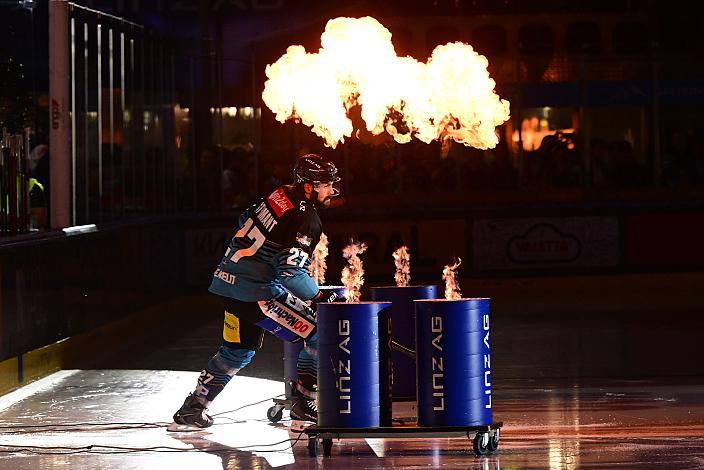 Shawn St.Amant (Steinbach Black Wings Linz) 1. Runde ICE, Steinbach Black Wings Linz vs Pioneers Vorarlberg , Linz AG Eisarena 