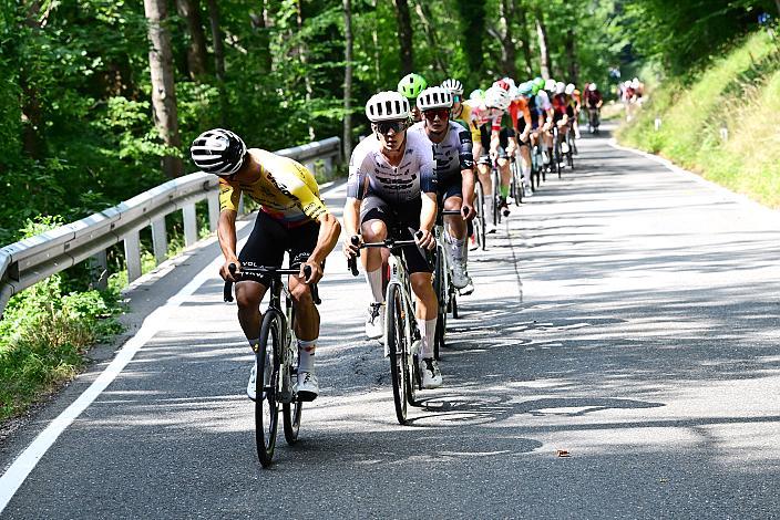 Giacomi Ballabio (ITA, Team Vorarlberg Santic) , Benjamin Eckerstorfer (AUT, Tirol KTM Cycling Team), Sieger am Gaisberg Hermann Pernsteiner (AUT, D2mont Merida Cycling) Herren Elite, U23, Road Cycling League Austria, Gaisbergrennen Salzburg