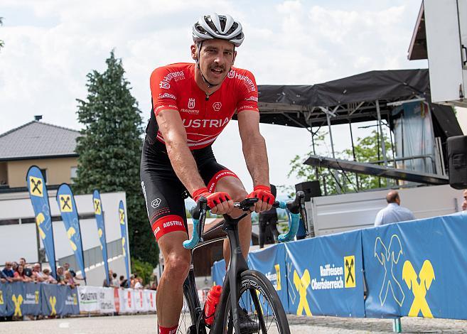 Andreas Graf (AUT, Bahn Nationalteam) 1. Etappe Wels - Maria Schmolln, Int. Raiffeisen Oberösterreich Rundfahrt UCI Kat. 2.2