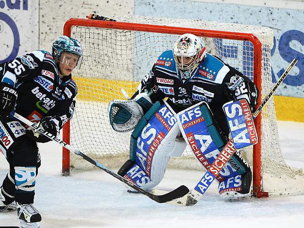 Robert Lukas und Alex Westlund, Linz EHC Liwest Black Wings Linz vs EC Red Bull Salzburg