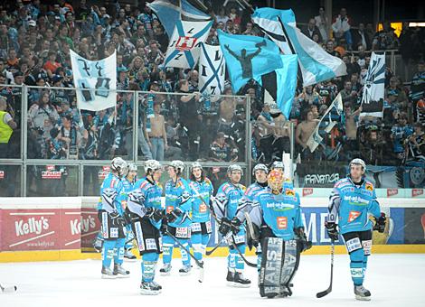 Linz erkaempft einen Punkt Wien; Vienna Capitals vs. Liwest Black Wings 