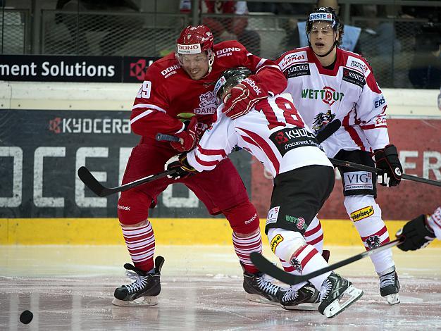 Thomas Koch, Team AUT, Oesterreich mit Morten Madsen, DEN und Brian Lebler, Team Austria, Oesterreich