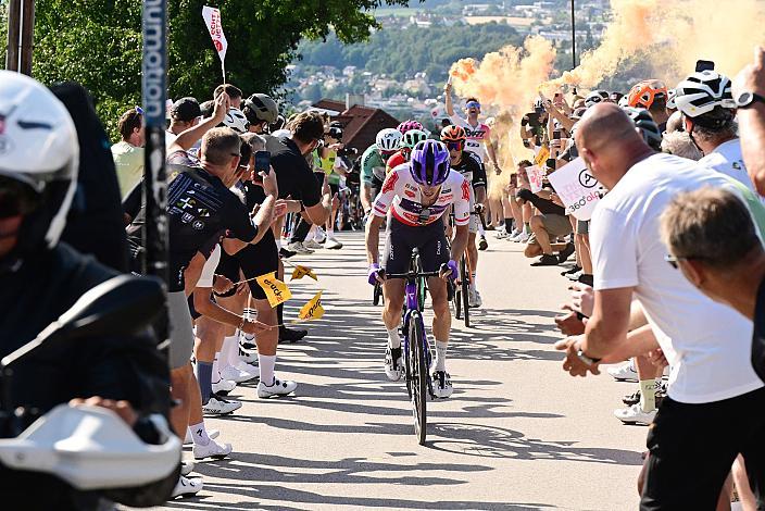 Im Mautner Markhof Bergtrikot Paul Double (GBR, Team Jayco Alula)  Porscheberg 4. Etappe von Steyr nach Steyr, 170,5km, Tour of Austria