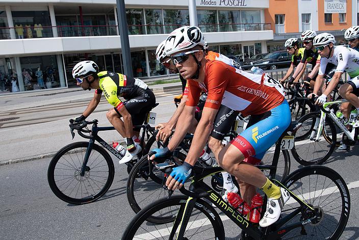 Riccardo Zoidl (AUT, Team Felbermayr Simplon Wels) im Trikot des Besten Österreichers 3. Etappe Traun - Hinterstoder, Int. Raiffeisen Oberösterreich Rundfahrt UCI Kat. 2.2